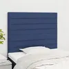 Image de vidaXL Têtes de lit 2 pcs Bleu 100x5x78/88 cm Tissu3116468