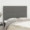 Image de vidaXL Têtes de lit 4 pcs Gris foncé 72x5x78/88 cm Tissu