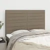 Image de vidaXL Têtes de lit 4 pcs Taupe 72x5x78/88 cm Tissu