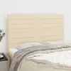 Image de vidaXL Têtes de lit 4 pcs Crème 72x5x78/88 cm Tissu