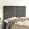 Image de vidaXL Têtes de lit 4 pcs Gris foncé 72x5x78/88 cm Velours