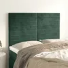 Image de vidaXL TÃªtes de lit 4 pcs Vert foncÃ© 72x5x78/88 cm Velours