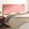 Image de vidaXL Têtes de lit 4 pcs Rose 100x5x78/88 cm Velours