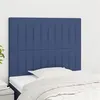 Image de vidaXL Têtes de lit 2 pcs Bleu 80x5x78/88 cm Tissu