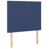 Image de vidaXL TÃªtes de lit 2 pcs Bleu 80x5x78/88 cm Tissu