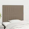 Image de vidaXL Têtes de lit 2 pcs Taupe 100x5x78/88 cm Tissu3116564