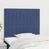 Image de vidaXL Têtes de lit 2 pcs Bleu 100x5x78/88 cm Tissu3116566