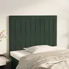 Image de vidaXL TÃªtes de lit 2 pcs Vert foncÃ© 80x5x78/88 cm Velours