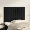 Image de vidaXL Têtes de lit 2 pcs Noir 90x5x78/88 cm Velours3116608