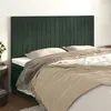 Image de vidaXL Têtes de lit 4 pcs Vert foncé 80x5x78/88 cm Velours
