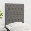 Image de vidaXL Têtes de lit 2 pcs Gris foncé 80x7x78/88 cm Tissu3116643