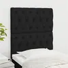 Image de vidaXL Têtes de lit 2 pcs Noir 80x7x78/88 cm Tissu