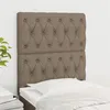Image de vidaXL Têtes de lit 2 pcs Taupe 80x7x78/88 cm Tissu