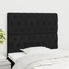 Image de vidaXL Têtes de lit 2 pcs Noir 100x7x78/88 cm Tissu3116660