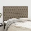 Image de vidaXL Têtes de lit 4 pcs Taupe 72x7x78/88 cm Tissu