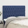 Image de vidaXL Têtes de lit 4 pcs Bleu 72x7x78/88 cm Tissu