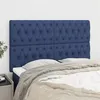 Image de vidaXL Têtes de lit 4 pcs Bleu 80x7x78/88 cm Tissu