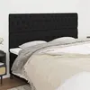 Image de vidaXL Têtes de lit 4 pcs Noir 90x7x78/88 cm Tissu
