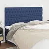 Image de vidaXL Têtes de lit 4 pcs Bleu 100x7x78/88 cm Tissu