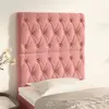 Image de vidaXL Têtes de lit 2 pcs Rose 80x7x78/88 cm Velours