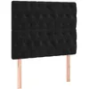 Image de vidaXL Vidaxl Têtes De Lit 2 Pcs Noir 90x7x78/88 Cm Velours