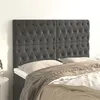 Image de vidaXL Têtes de lit 4 pcs Gris foncé 72x7x78/888 cm Velours