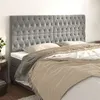 Image de vidaXL Têtes de lit 4 pcs Gris clair 90x7x78/88 cm Velours