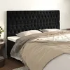 Image de vidaXL Têtes de lit 4 pcs Noir 90x7x78/88 cm Velours
