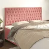 Image de vidaXL Têtes de lit 4 pcs Rose 90x7x78/88 cm Velours