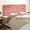 Image de vidaXL Têtes de lit 4 pcs Rose 100x7x78/88 cm Velours