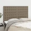 Image de vidaXL Têtes de lit 4 pcs Taupe 72x5x78/88 cm Tissu