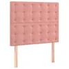 Image de vidaXL TÃªtes de lit 2 pcs Rose 80x5x78/88 cm Velours