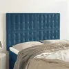 Image de vidaXL Têtes de lit 4 pcs Bleu foncé 72x5x78/88 cm Velours