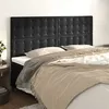 Image de vidaXL Têtes de lit 4 pcs Noir 90x5x78/88 cm Velours