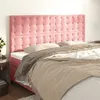 Image de vidaXL Têtes de lit 4 pcs Rose 100x5x78/88 cm Velours