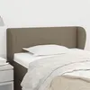 Image de vidaXL Tête de lit avec oreilles Taupe 83x23x78/88 cm Tissu3116842