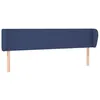 Image de vidaXL TÃªte de lit avec oreilles Bleu 183x23x78/88 cm Tissu