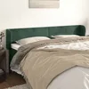 Image de vidaXL TÃªte de lit avec oreilles Vert foncÃ© 183x23x78/88 cm Velours
