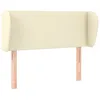 Image de vidaXL T?te de lit avec oreilles Cr?me 83x23x78/88 cm Similicuir