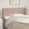 Image de vidaXL Tête de lit avec oreilles Cappuccino 83x23x78/88 cm Similicuir