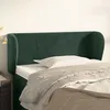 Image de vidaXL TÃªte de lit avec oreilles Vert foncÃ© 83x23x78/88 cm Velours