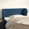 Image de vidaXL TÃªte de lit avec oreilles Bleu foncÃ© 103x23x78/88 cm Velours