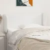 Image de vidaXL Tête de lit avec oreilles Blanc 103x23x78/88 cm Similicuir