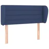 Image de vidaXL TÃªte de lit avec oreilles Bleu 83x23x78/88 cm Tissu