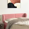 Image de vidaXL Tête de lit avec oreilles Rose 147x23x78/88 cm Velours 3117337