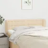 Image de vidaXL Tête de lit avec oreilles Crème 147x23x78/88 cm Tissu3117581