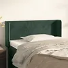 Image de vidaXL Tête de lit avec oreilles Vert foncé 103x16x78/88 cm Velours