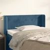 Image de vidaXL Tête de lit avec oreilles Bleu foncé 103x16x78/88 cm Velours