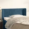 Image de vidaXL Tête de lit avec oreilles Bleu foncé 103x16x78/88 cm Velours