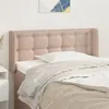 Image de vidaXL Tête de lit avec oreilles Cappuccino 83x16x78/88 cm Similicuir3118845